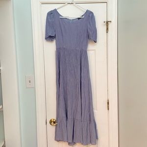 blue shein maxi dress! (size small, worn once)